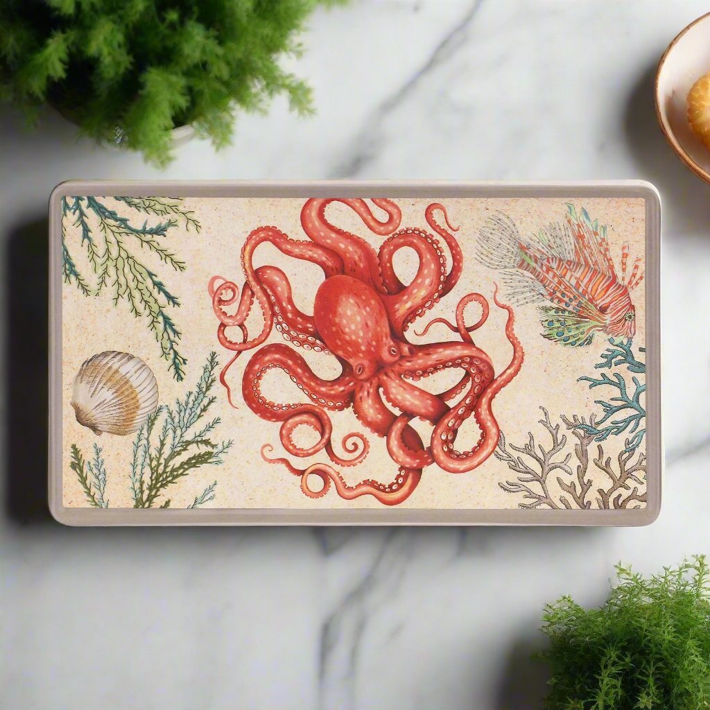 Ocean Life Rectangular Plate - Distinctly Living