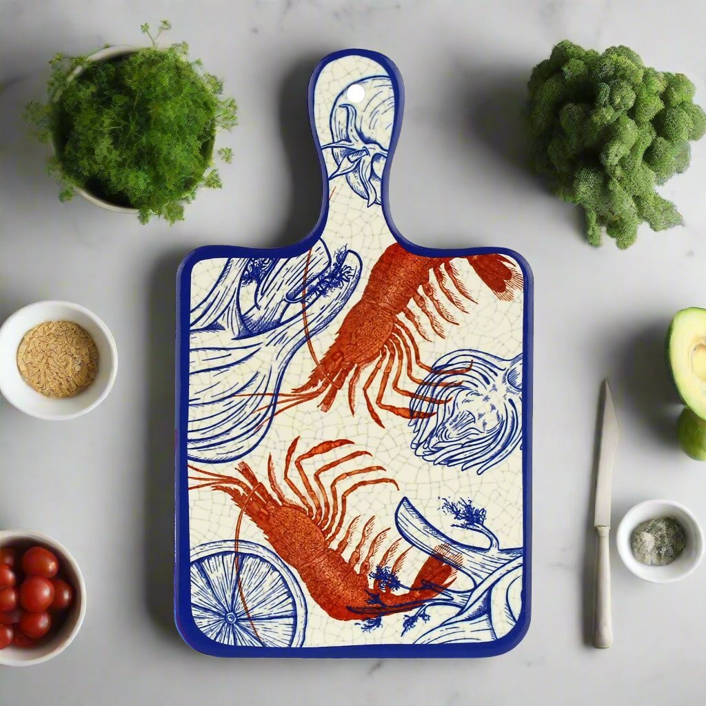 Ocean Life - Shrimp - Trivet or Choppping Board - Distinctly Living