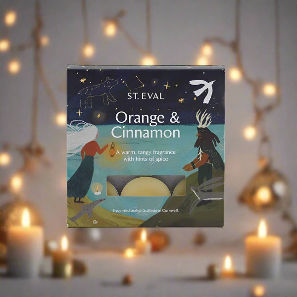 Orange & Cinnamon Scented Christmas Tealights - Distinctly Living