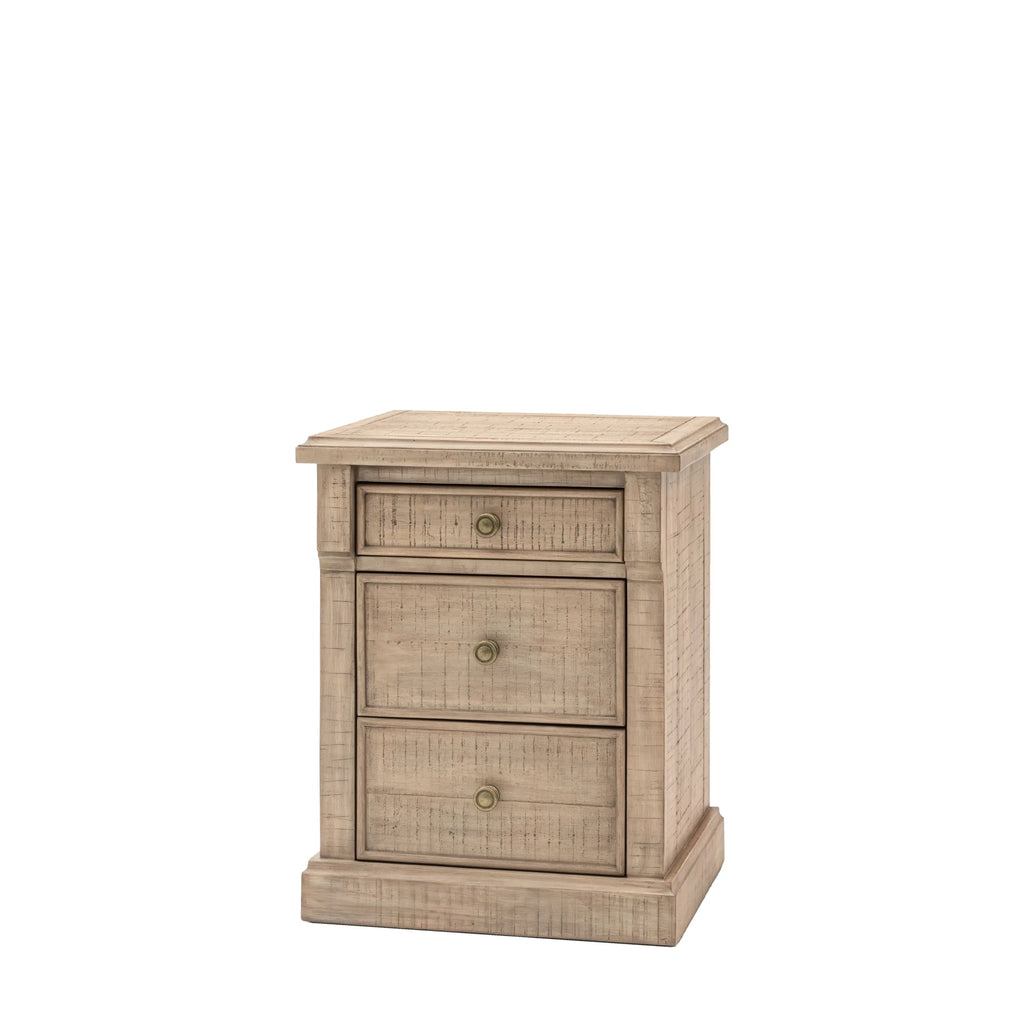 Orleans 3 Drawer Bedside Cabinet - Distinctly Living