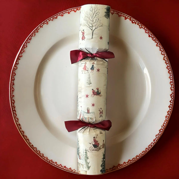 Plastic Free Christmas Crackers - Vintage Scenes - Distinctly Living