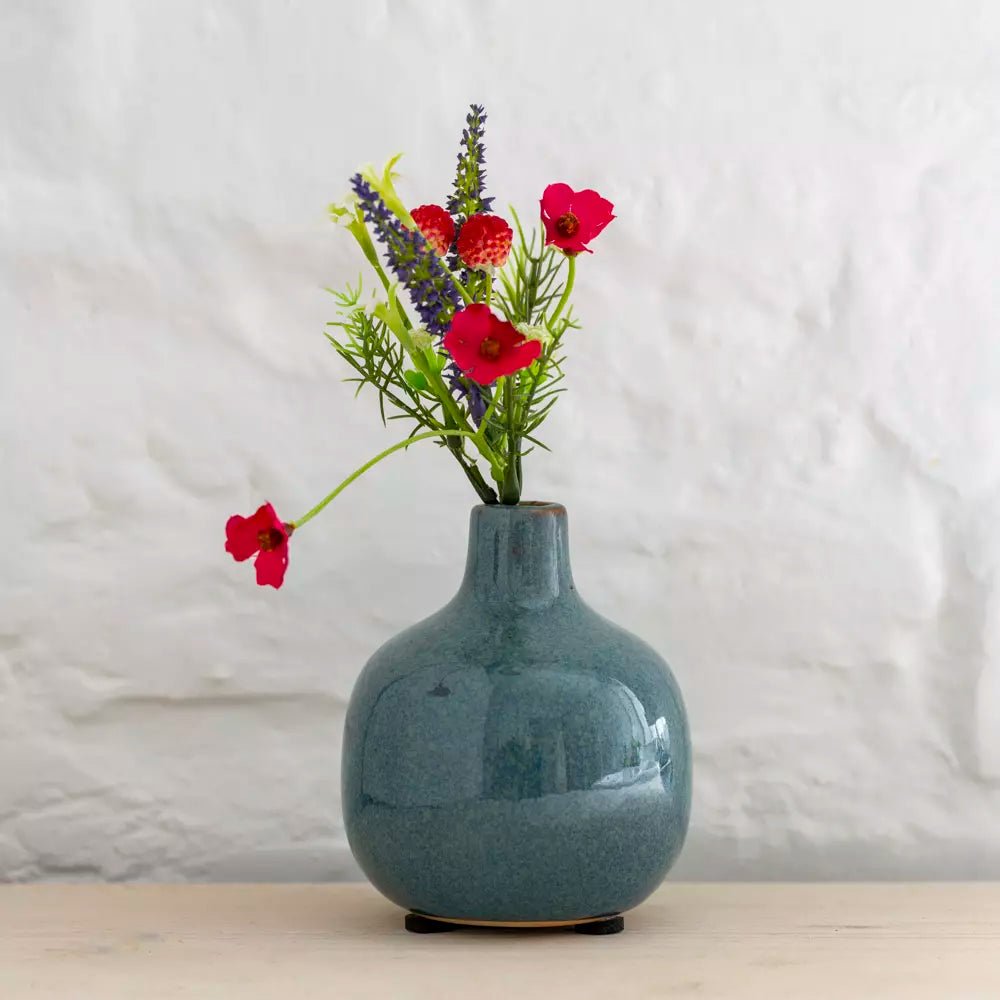 Pottery Stem Vases - Carious Colours - Distinctly Living