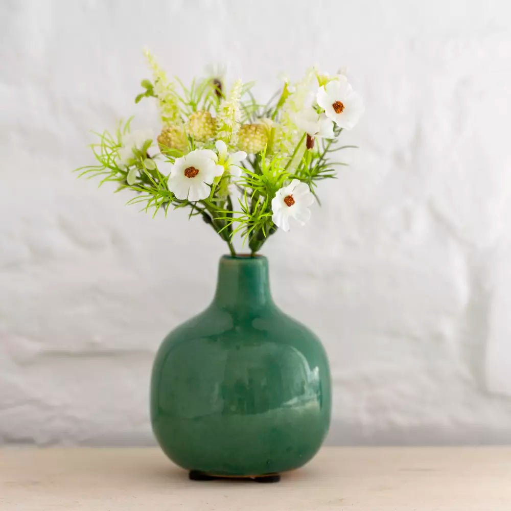 Pottery Stem Vases - Carious Colours - Distinctly Living