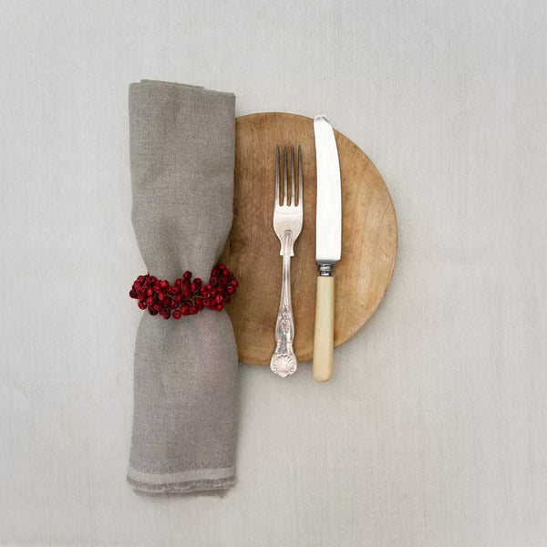 Red Berry Napkin Ring - Distinctly Living