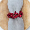 Red Berry Napkin Ring - Distinctly Living