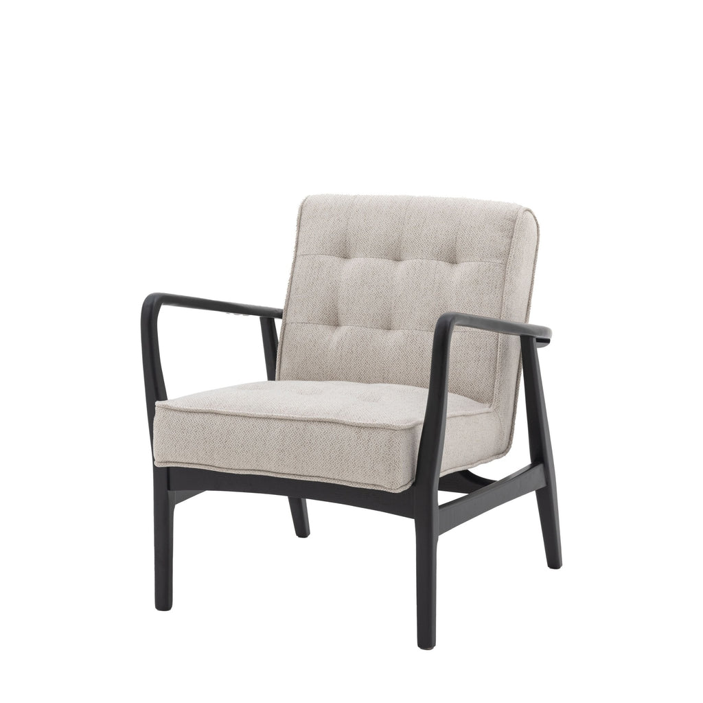 Rex Armchair - Slate Linen or Leather - Distinctly Living