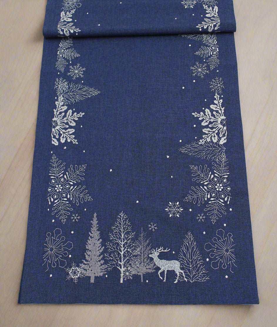 Scandinavian Midnight Table Runner 1.9m - Distinctly Living