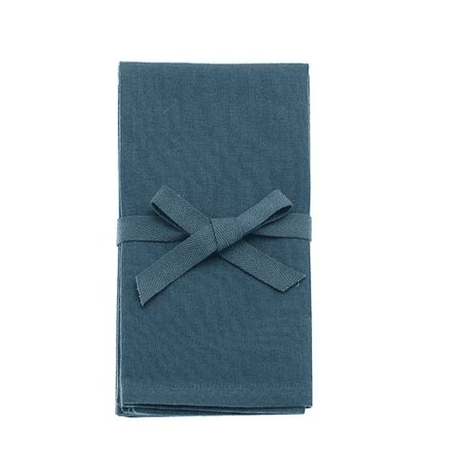 Set of 4 Cotton Napkins - Slate Blue - Distinctly Living