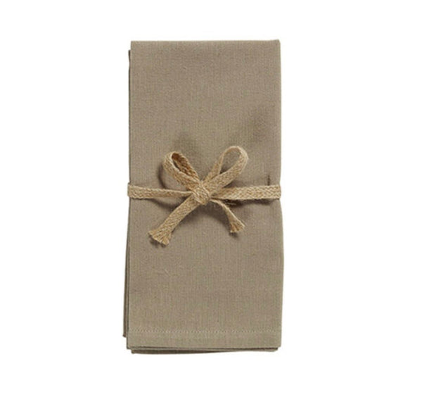 Set of 4 Cotton Napkins - Stone - Distinctly Living