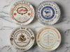 Set of 4 Vintage Cheese Plates - Distinctly Living