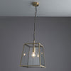 Single Glasshouse Pendant - Polished Nickel or Antique Brass - Distinctly Living