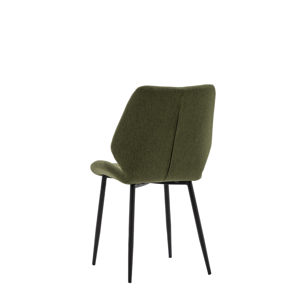 Stitch Dining Chair - Grey, Ochre, Green or Brown - Distinctly Living