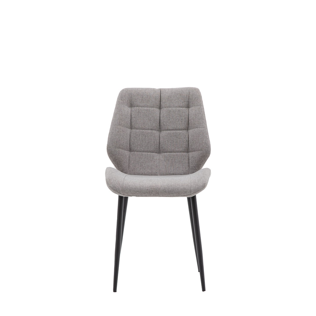 Stitch Dining Chair - Grey, Ochre, Green or Brown - Distinctly Living