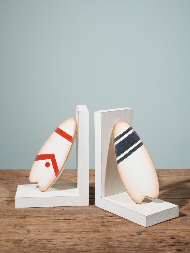 Surfboard Bookends - Distinctly Living