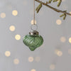 Swirl Moss Green Bauble - Distinctly Living