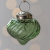 Swirl Moss Green Bauble - Distinctly Living