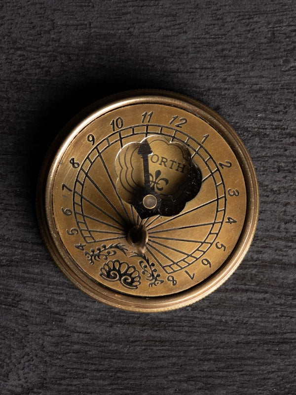 Travel Compass With Sundial - Distinctly Living