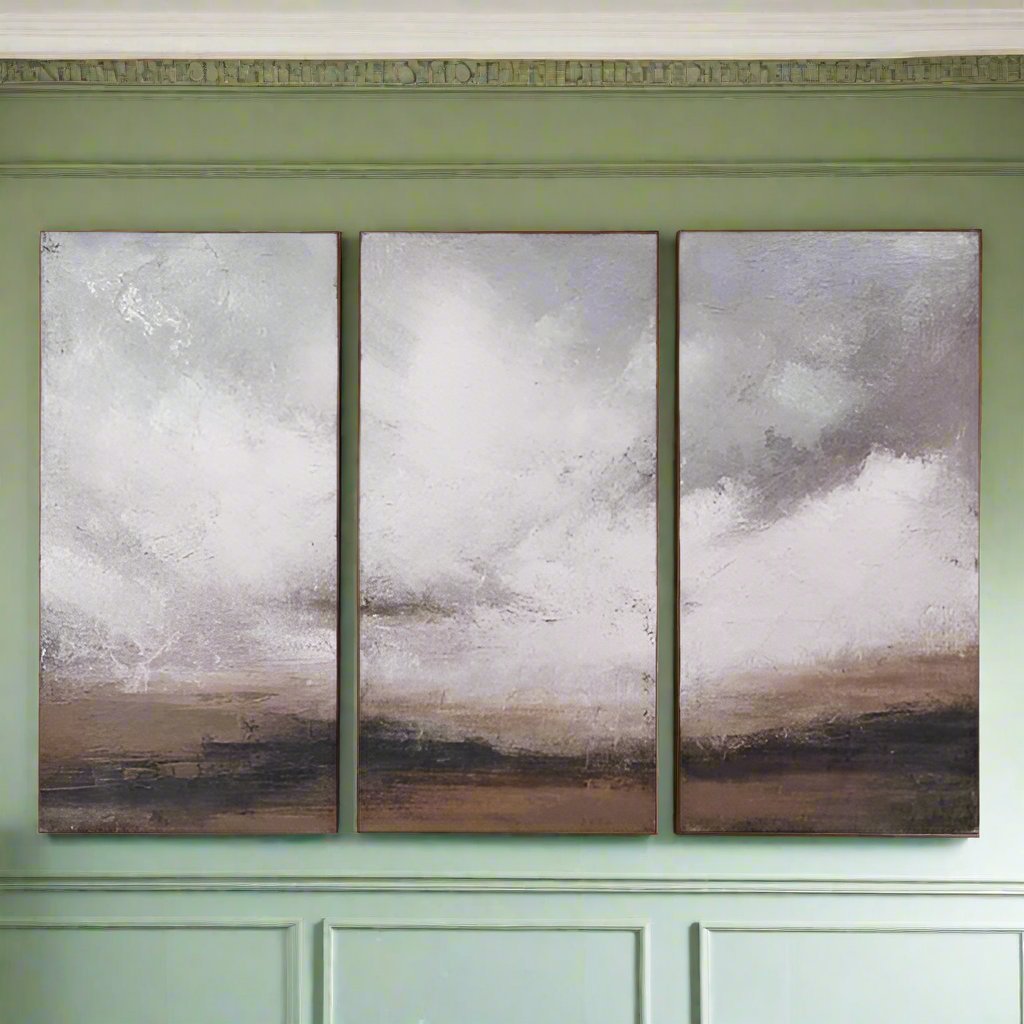 Tripple Pannel Xl Dawn Print - Distinctly Living