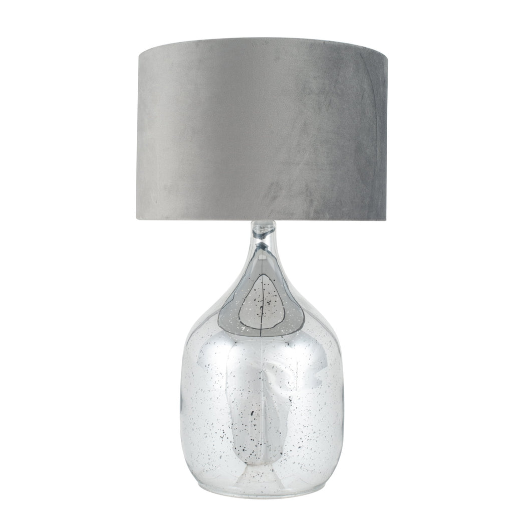 Tuscania Mercurial Glass Dual Light Table Lamp - Distinctly Living