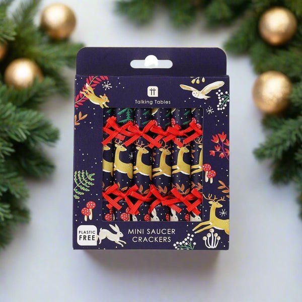 Twilight Blue Christmas Mini Crackers - 8 Pack - Distinctly Living