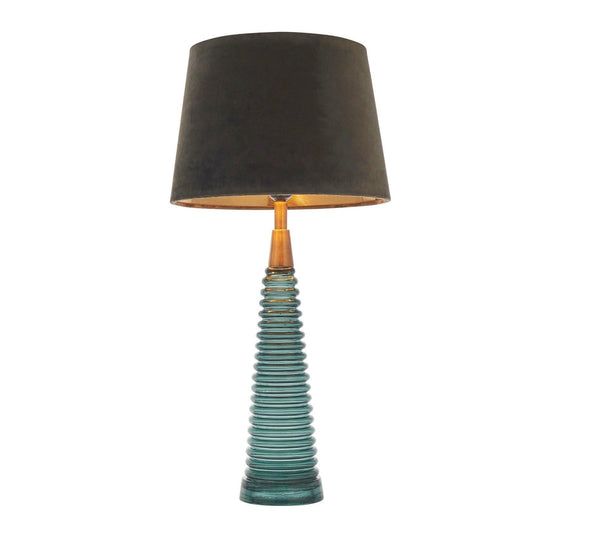 Waves Teal Lamp - Distinctly Living