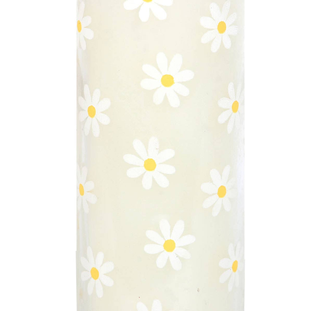 White Daisy Tube Candle - Distinctly Living