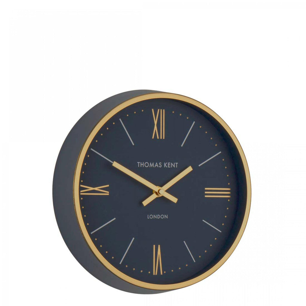 10'' Hampton Wall Clock Navy - Distinctly Living