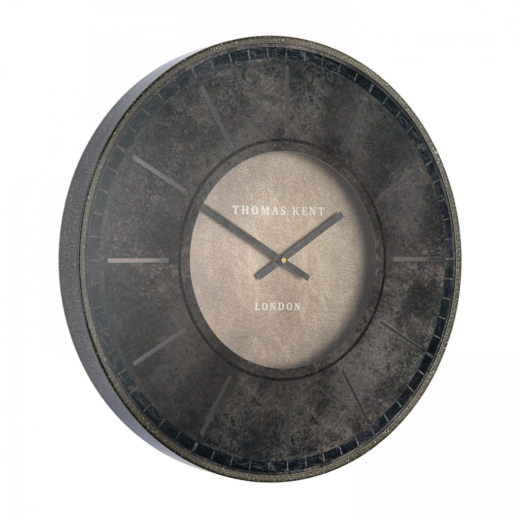 21"" Florentine Wall Clock Smoke - Distinctly Living