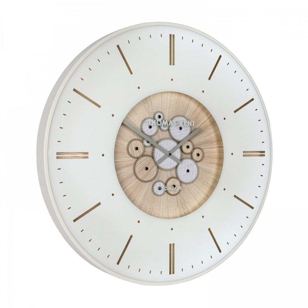 30"" Clocksmith Grand Clock Cog Ivory - Distinctly Living