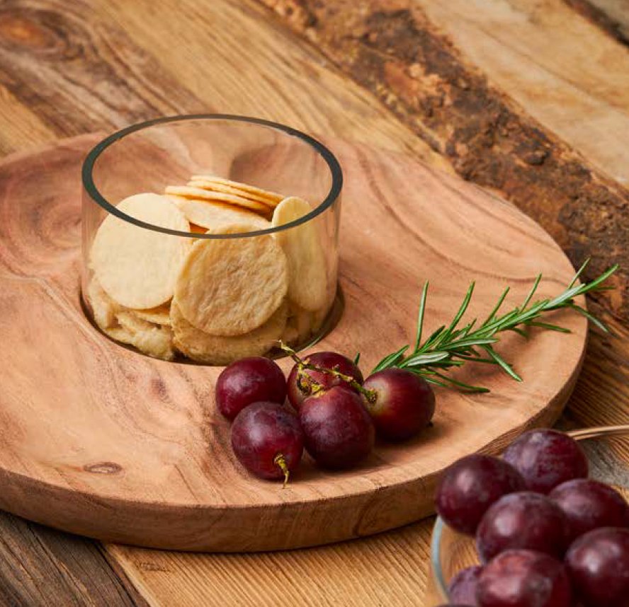 Acacia Wooden Nibble Dish - Distinctly Living