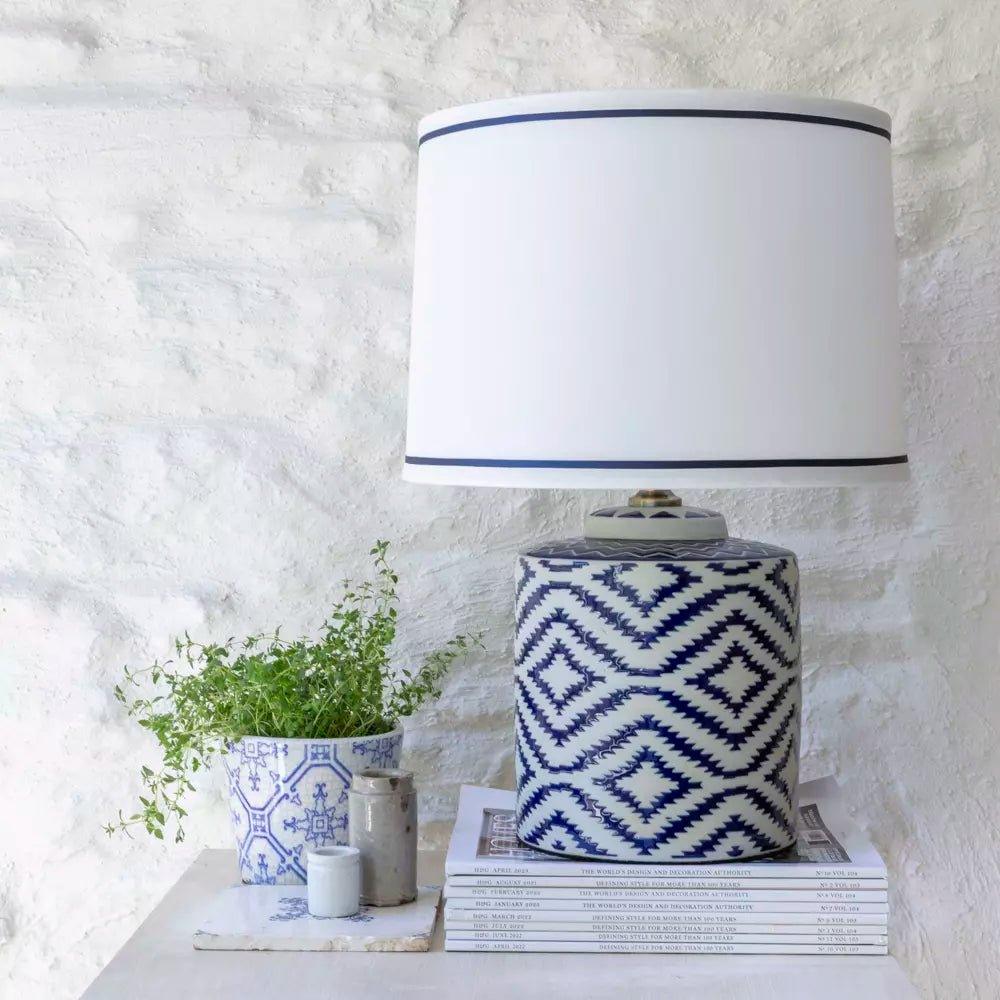 Aztec Lamp - Blue - Distinctly Living 