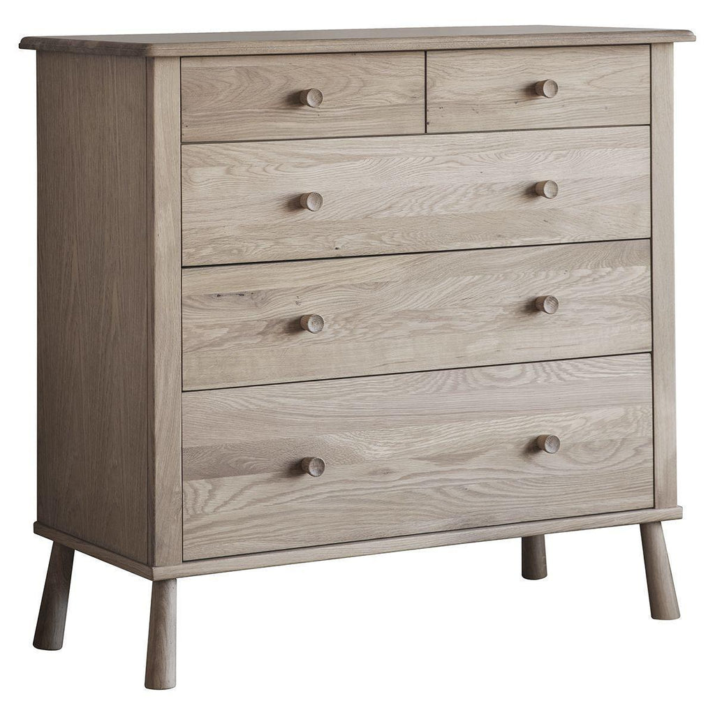 Balham Chest of Drawers Oak or Black - Distinctly Living 