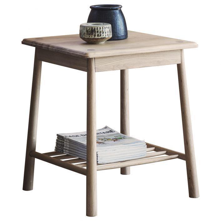 Balham Large Side Table - Oak or Black - Distinctly Living 