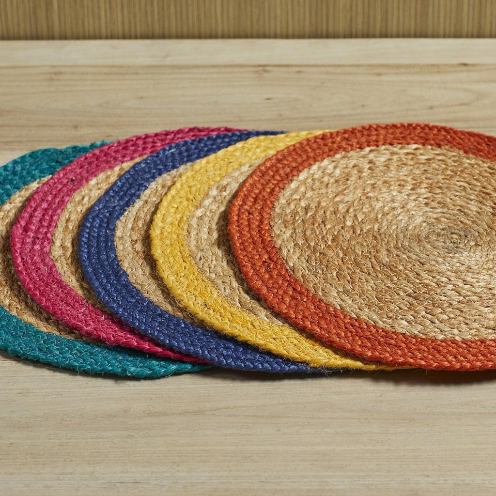 Set of 4 Carnival Placemats - Various Colours - Distinctly Living 