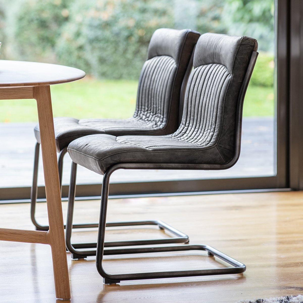 Copenhagen Leather Chair - Tan or Slate - Distinctly Living 