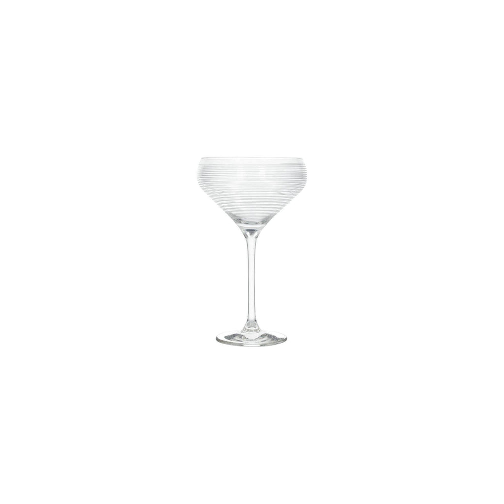 Deco Champagne Saucers - Set of 4 - Distinctly Living 