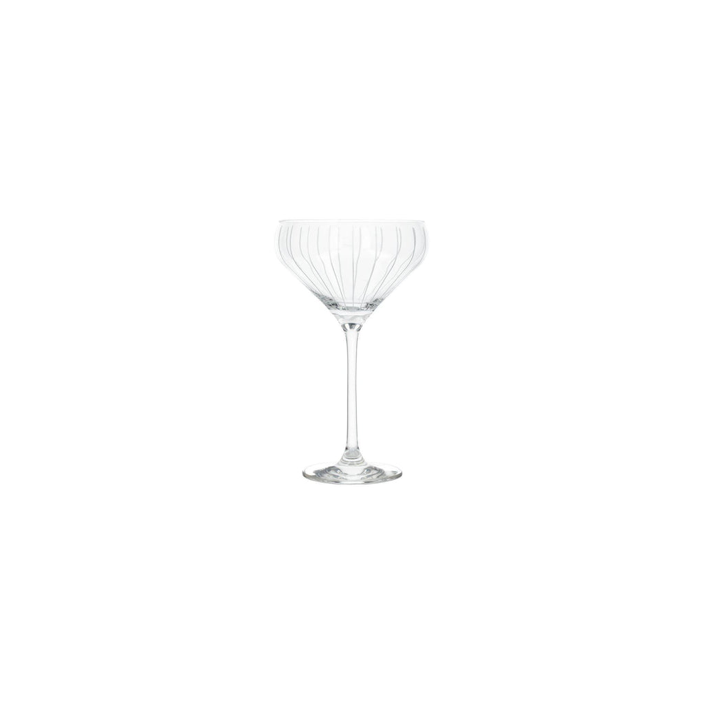 Deco Champagne Saucers - Set of 4 - Distinctly Living 