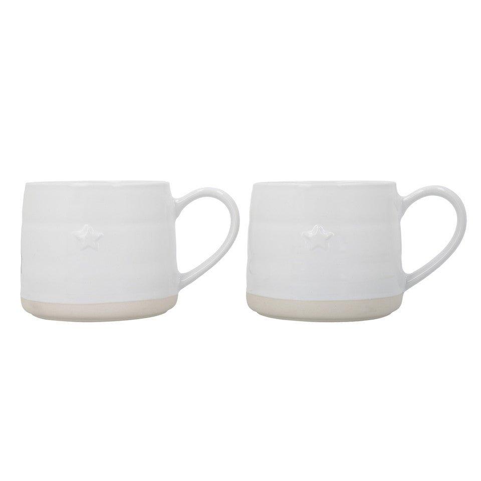 Embossed Star Mug - Distinctly Living 