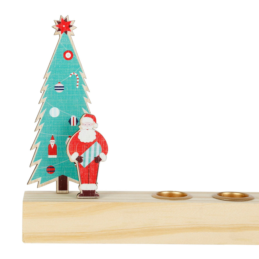 Father Christmas Candle Stick Holder - Distinctly Living