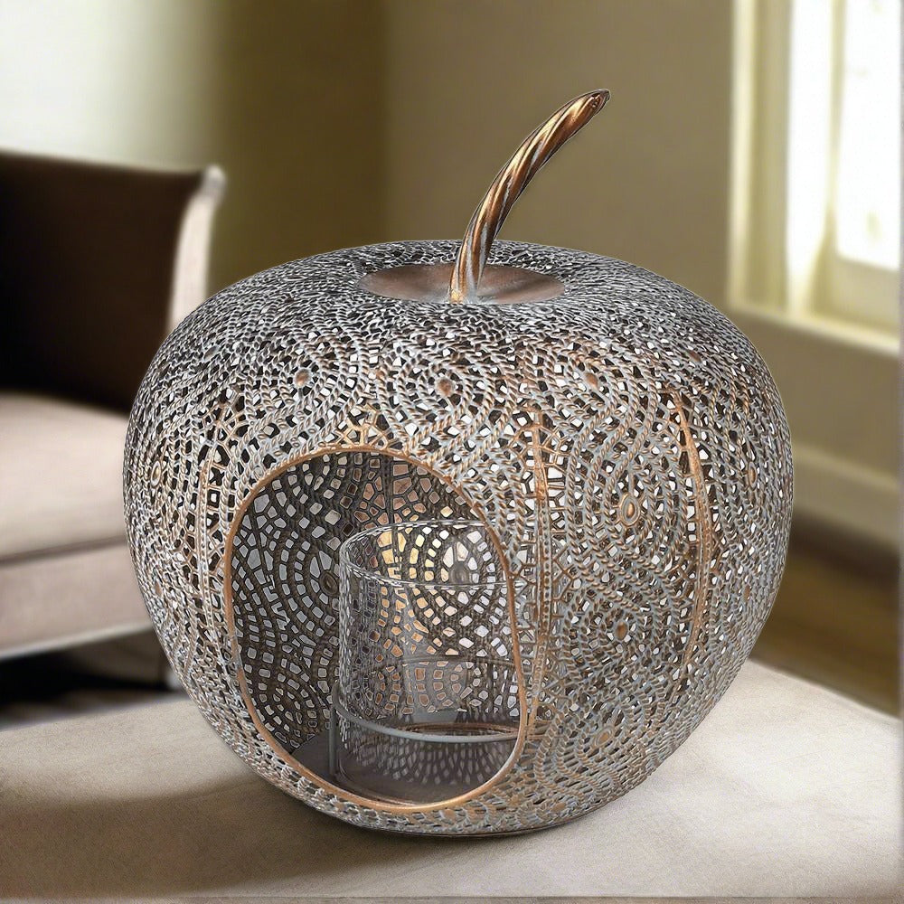 Filigree Apple Lantern - Distinctly Living 