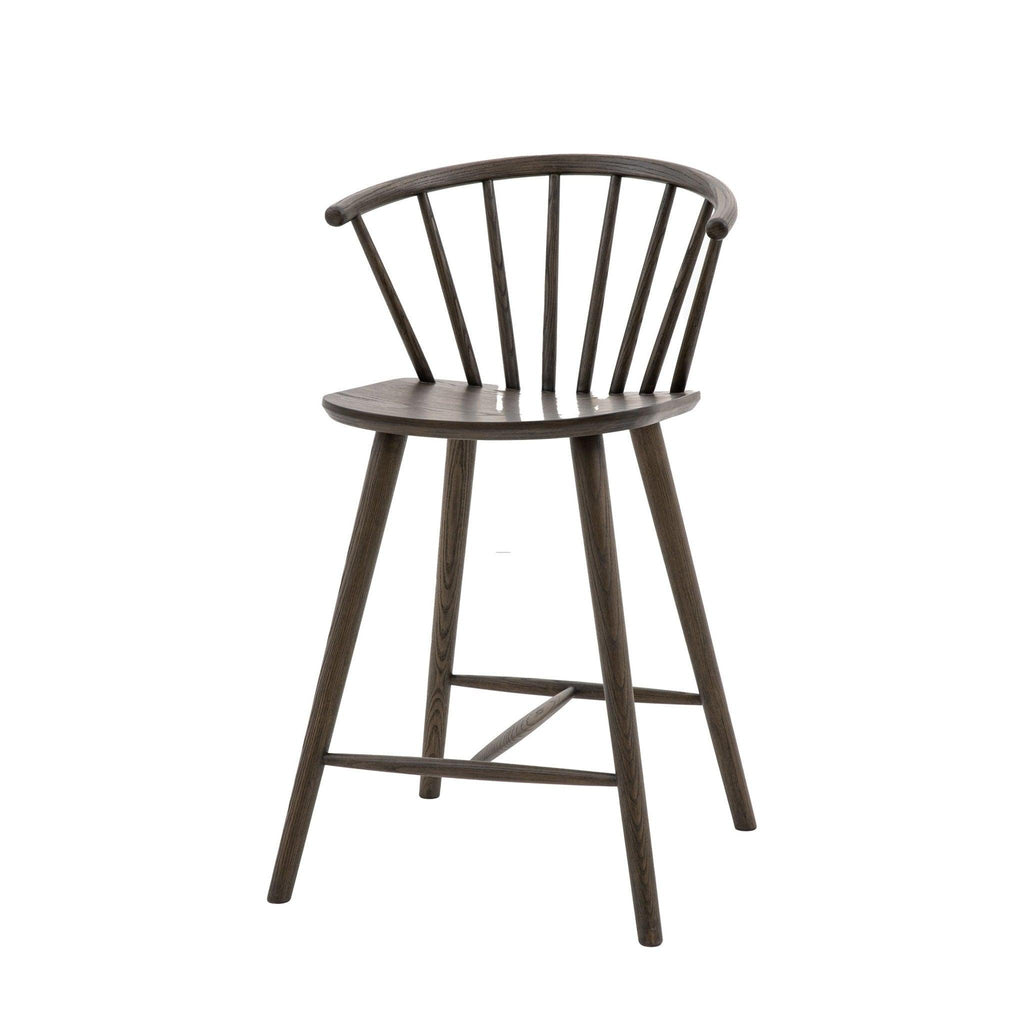 Folk Oak Bar Stool - Natural or Mocha - Distinctly Living 