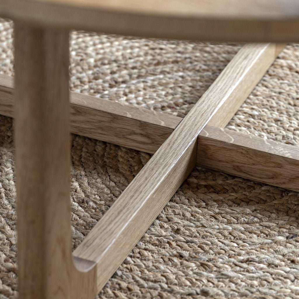 Folk Oak Coffee Table - Natural or Smoked - Distinctly Living 