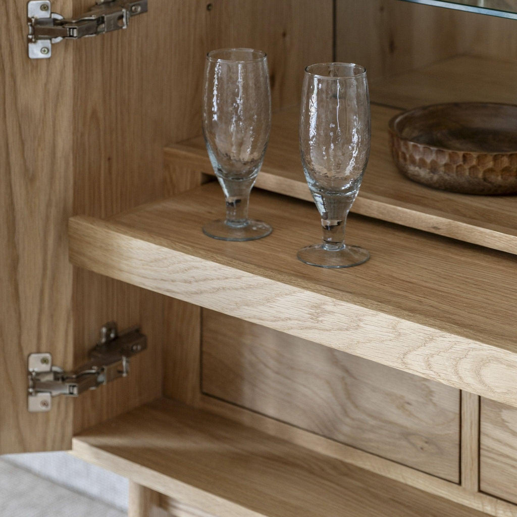 Folk Oak - Drinks Cabinet - Natural or Smoked - Distinctly Living 