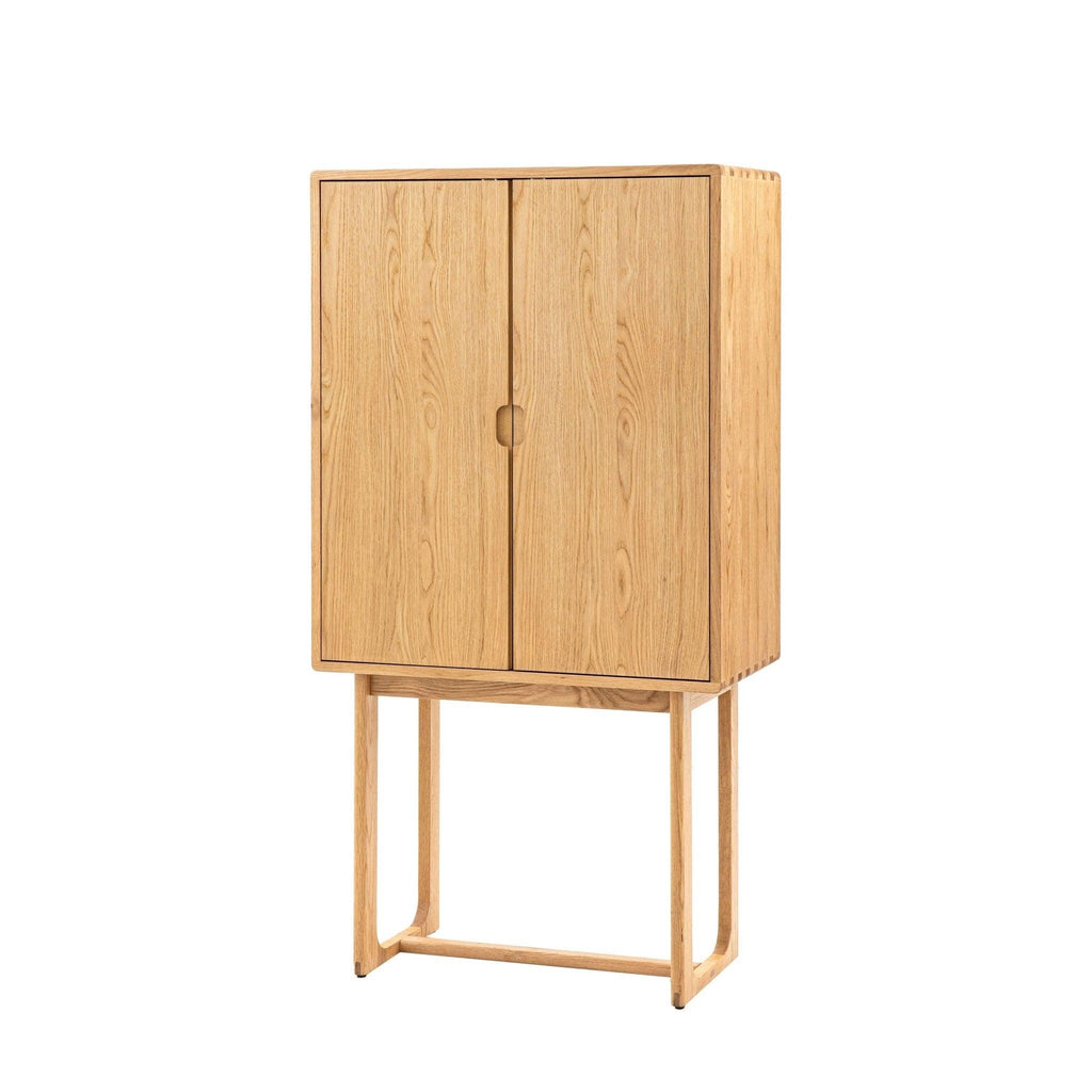 Folk Oak - Drinks Cabinet - Natural or Smoked - Distinctly Living 