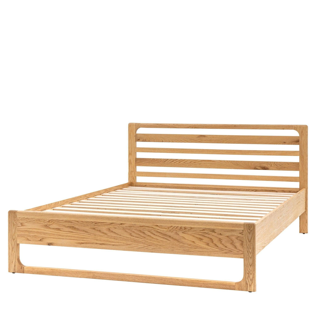 Folk Oak - Kingsize Bed - Natural - Distinctly Living 