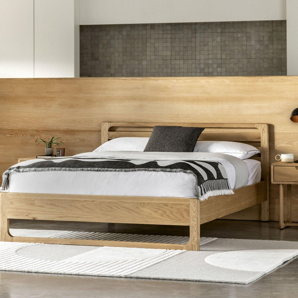 Folk Oak - Kingsize Bed - Natural - Distinctly Living 