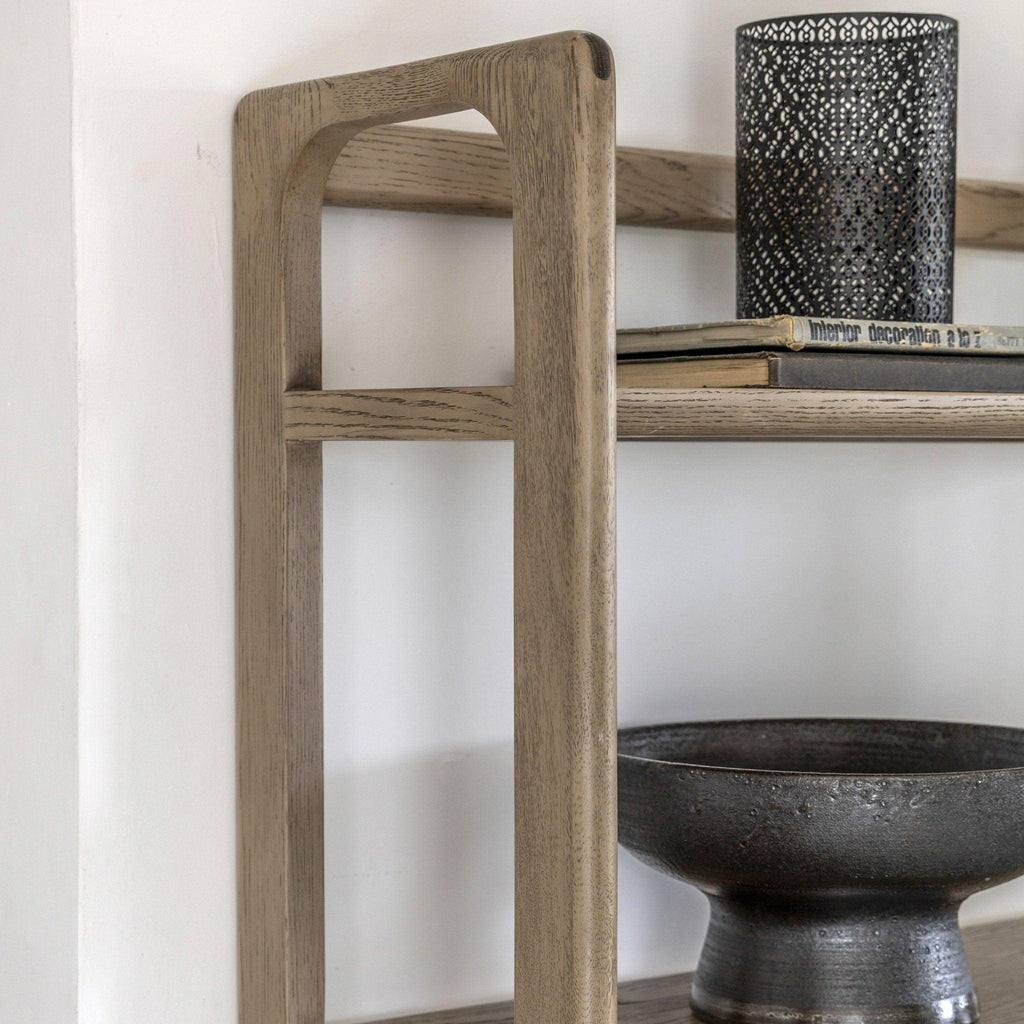 Folk Oak Low Display Cabinet - Natural or Smoked - Distinctly Living 