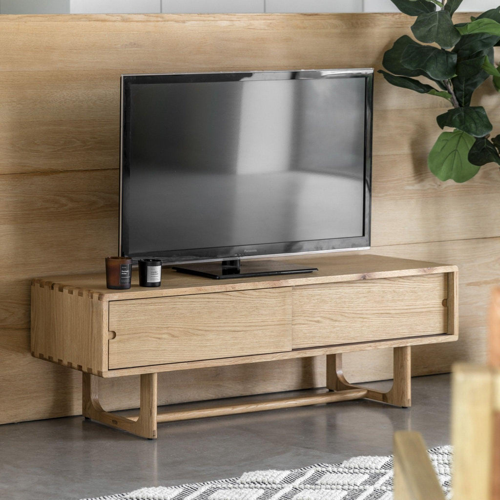 Folk Oak - TV Unit - Natural or Smoked - Distinctly Living 