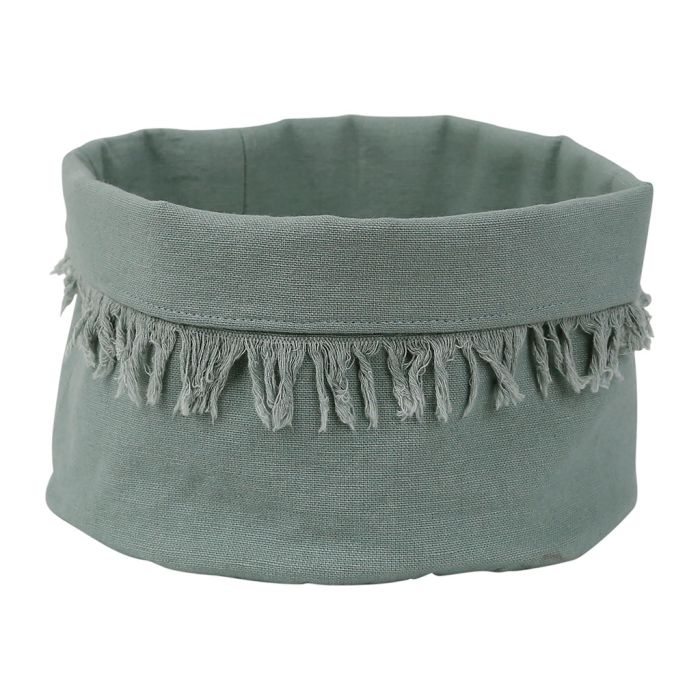 Green Fabric Bread Basket - Distinctly Living