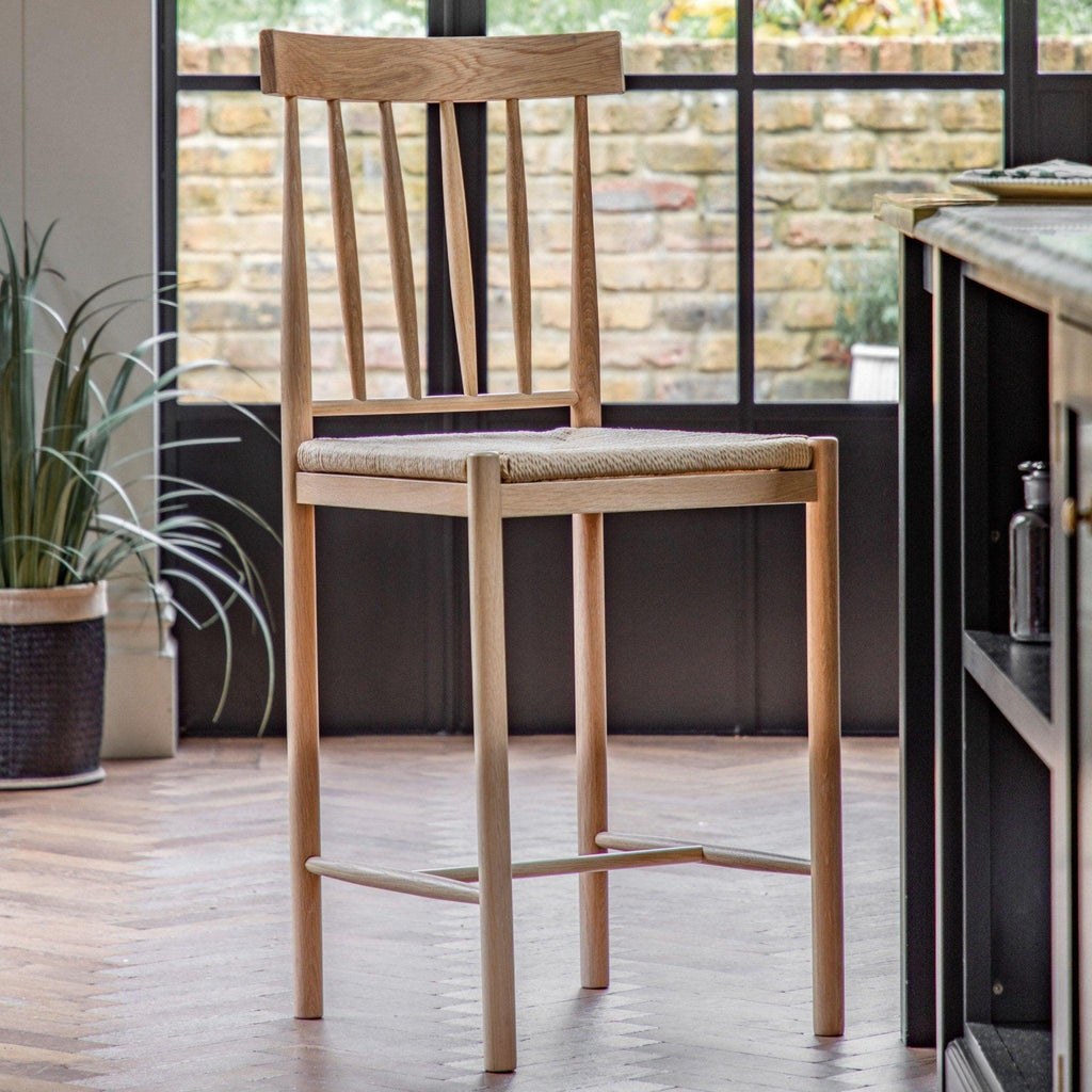 Marlborough Woven Bar Stool - Set of 2 - Choice of Colours - Distinctly Living 